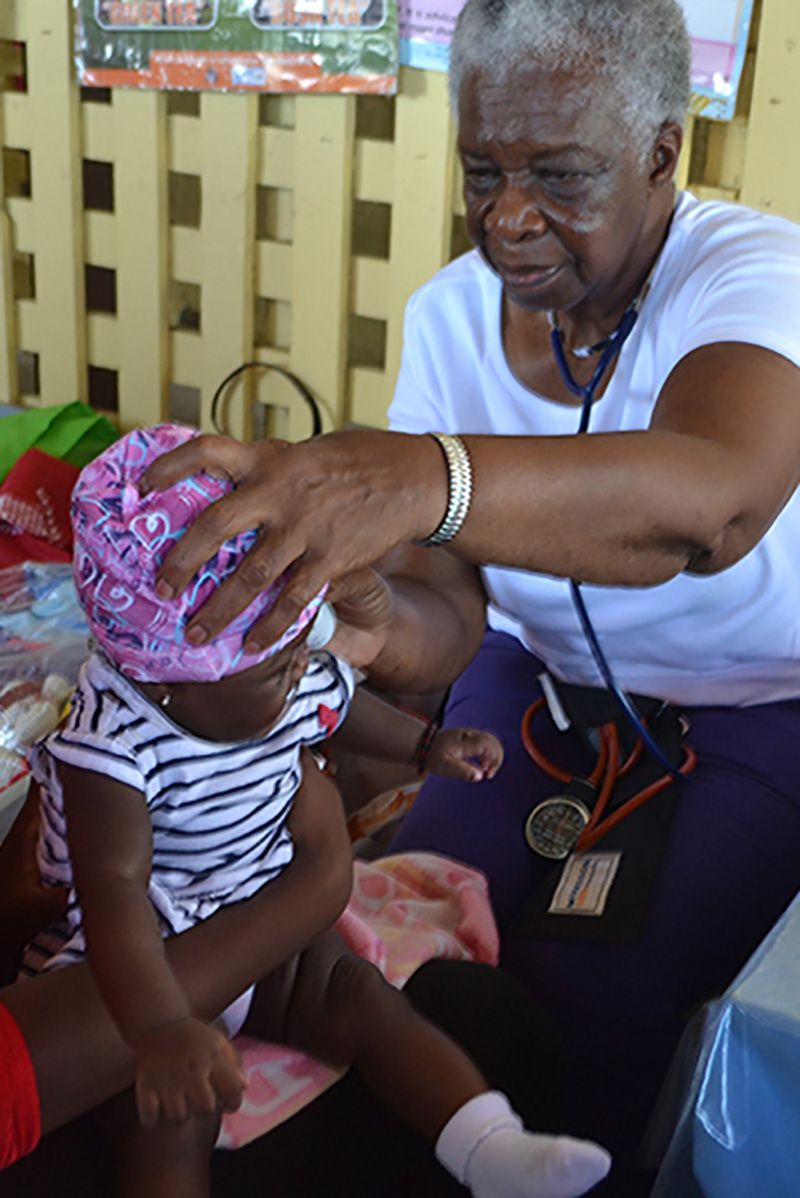 GMM treating toddlers in Guyana